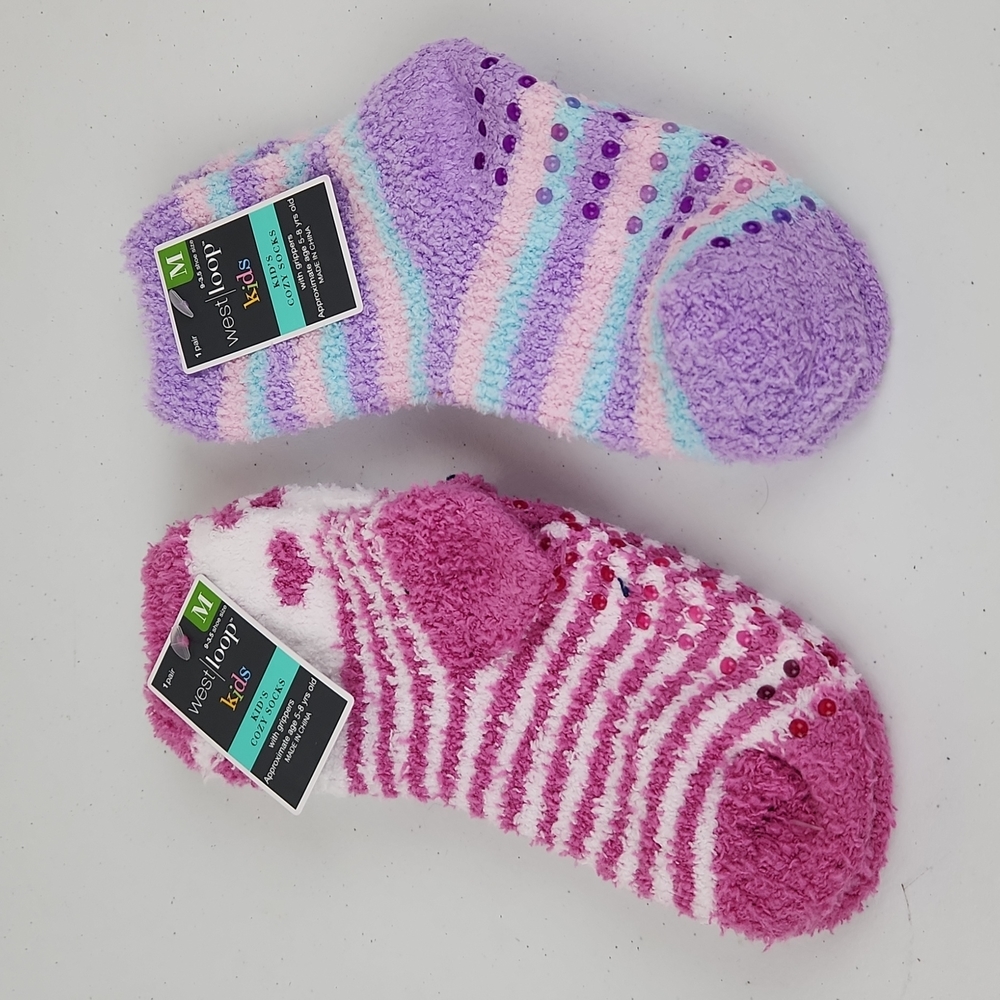 West Loop Kids Cozy Socks 2 Pairs